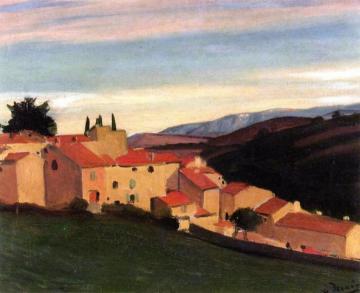 Sainte-Maxime Landscape Artwork by Andre Derain