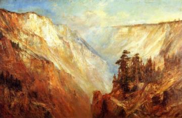 Grand Canyon Of The Yellowstone River Artwork by Lucien Whiting Powell