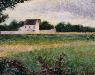 Landscape of the Ile de France Artwork by Georges Seurat