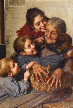 Grandmother Artwork by Gaetano Bellei