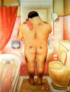 Homage To Bonnard Artwork by Fernando Botero