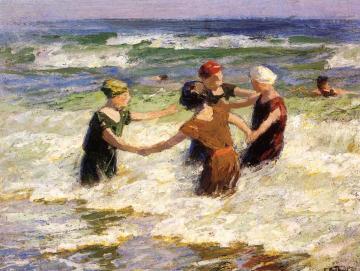 A Happy Group Artwork by Edward Potthast