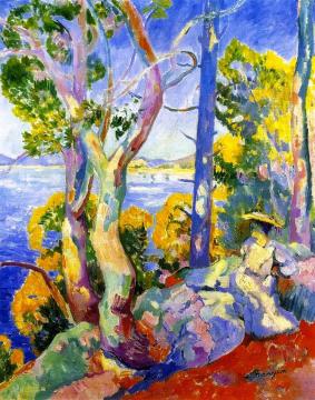 Morning At Cavaliere Artwork by Henri Manguin