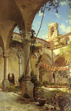 The Cloister, Taormina Artwork by Peder Mork Monsted