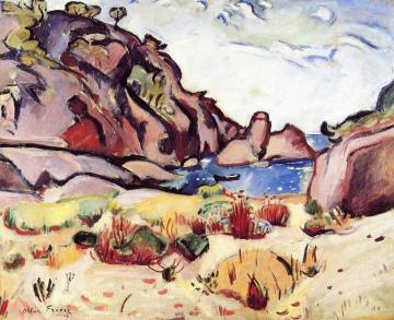 The Cove Of Figuerolles Artwork by Emile-othon Friesz