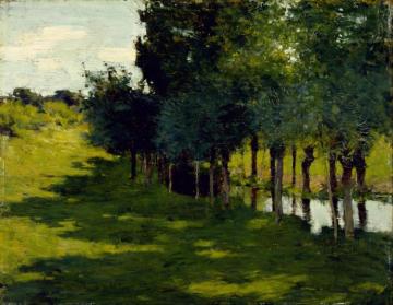 Sunlight And Shadow Artwork by Willard Leroy Metcalf