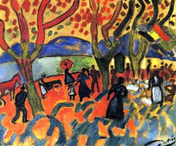 The Promenade Artwork by Andre Derain