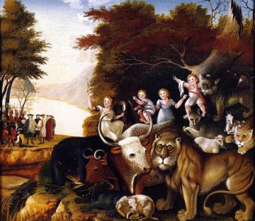 Peaceable Kingdom Artwork by Edward Hicks