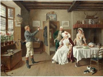 The toast Artwork by Talbot Hughes