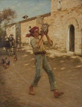 Crying Fish in Spain Artwork by Henry la Thangue