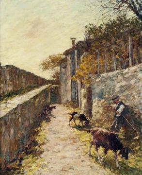 On the Ramparts Artwork by Henry la Thangue