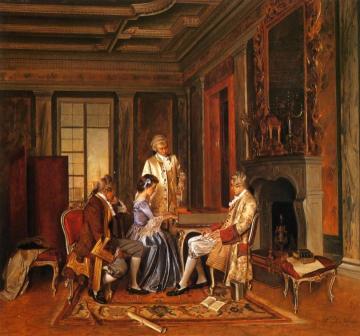 The Concert Artwork by Franz Xavier Wolf