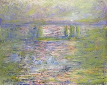 Charing Cross Bridge Artwork by Claude Oscar Monet