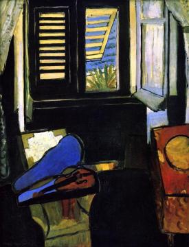 Interior with a Violin Artwork by Henri Matisse