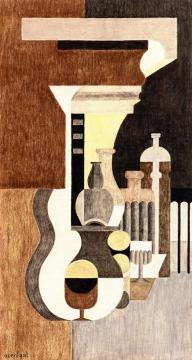 Purist Composition Artwork by Amédée Ozenfant