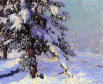 Snow Laden Artwork by Walter Launt Palmer