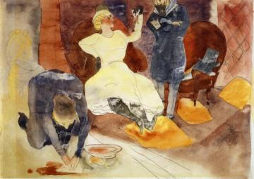 Illustration No. 8 for Zola's Nana Artwork by Charles Demuth