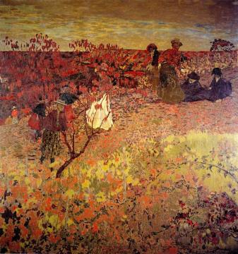 Promenade in the Vineyard Artwork by Edouard Vuillard