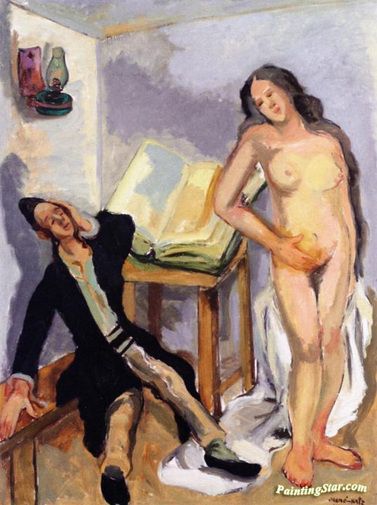 The Dream Artwork by Mané-Katz