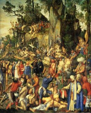 Martyrdom of the Ten Thousand Artwork by Albrecht Dürer