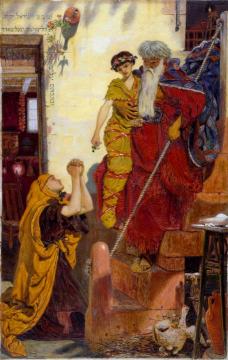 Elijah And The Widow's Son Artwork by Ford Madox Brown