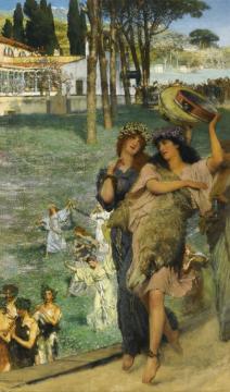 On The Road To The Temple Of Ceres Artwork by Sir Lawrence Alma Tadema