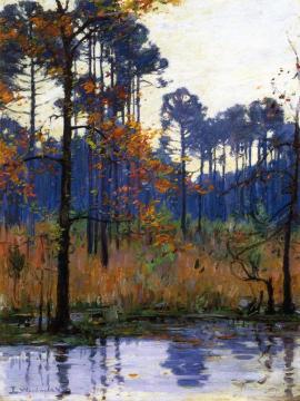 Winter In Southern Louisiana Artwork by Ellsworth Woodward
