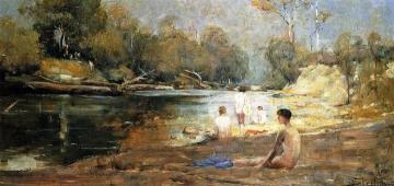 The Bathers Artwork by Sir Arthur Streeton