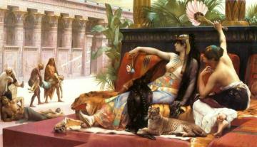 Cleopatra Testing Poisons On Condemned Prisoners Artwork by Alexandre Cabanel