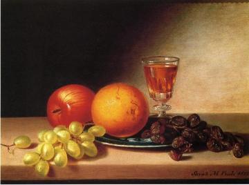 Fruits and Wine Artwork by Sarah Miriam Peale