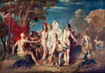 The Judgement Of Paris Artwork by William Etty