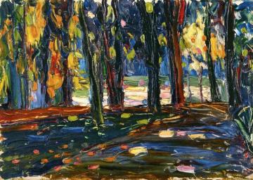 Park Of St. Cloud - Autumn Ii Artwork by Wassily Kandinsky