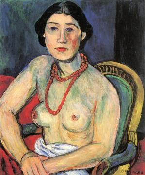 The Beautiful Polish Girl Artwork by Hans Purrmann