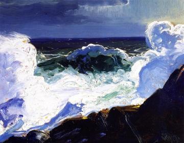 Green Breaker Artwork by George Wesley Bellows