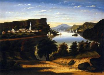 Lake George and the Village of Caldwell Artwork by Thomas Chambers