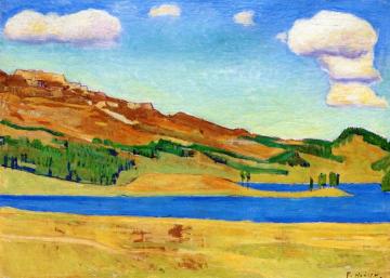 Lake Champfèr Artwork by Ferdinand Hodler