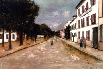 Police Station In Villejuif Artwork by Maurice Utrillo