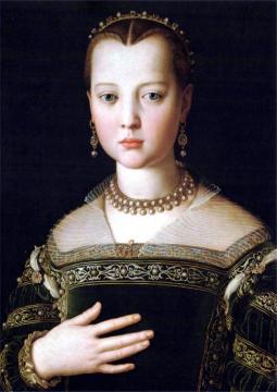 Portrait Of Maria De' Medici Artwork by Agnolo Bronzino