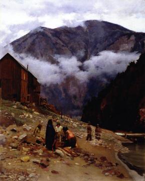 Yale in the Morning, B.C. Artwork by William Brymner