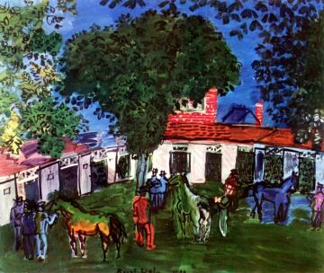 The Paddock Artwork by Raoul Dufy