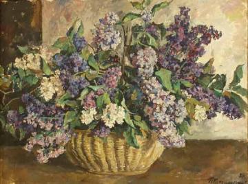 Lilac Artwork by Pyotr Konchalovsky