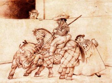 La Pica Artwork by Fernando Botero