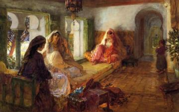 The Harem Artwork by Frederick Arthur Bridgman