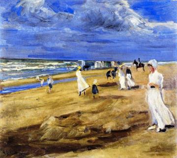 The Beach at Noordwijk Artwork by Max Liebermann