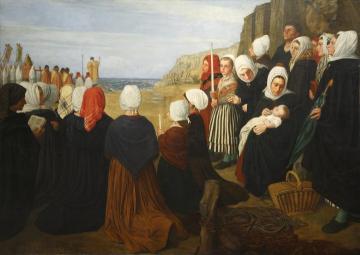 The Blessing of the Sea Artwork by Alphonse Legros