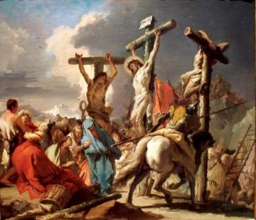 The Crucifixion Artwork by Giovanni Battista Tiepolo