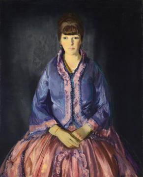 Emma In The Purple Dress Artwork by George Wesley Bellows