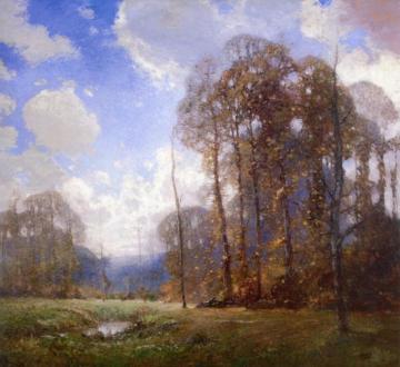 Pastoral Scene Artwork by Georges Ames Aldrich