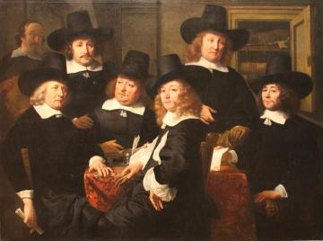 The Six Regents and the Beadle of the Nieuwe Zijds Institute for Outdoor Relief of the Poor Artwork by Ferdinand Bol
