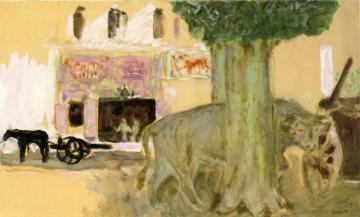 Cow behind a Tree Artwork by Pierre Bonnard